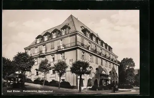 AK Bad Elster, Hotel und Kurpension Sachsenhof