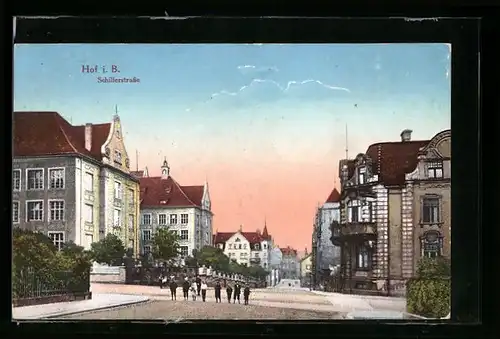 AK Hof i. B., Schillerstrasse