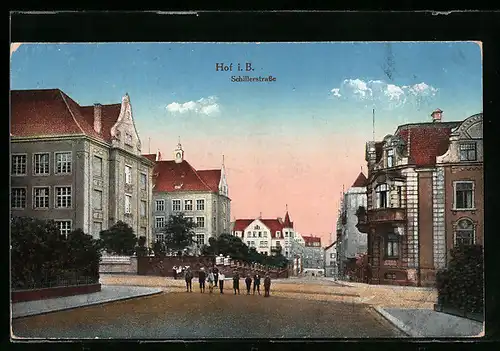 AK Hof i. B., Schillerstrasse