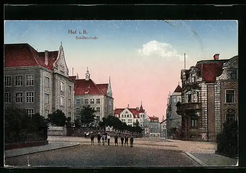 AK Hof i. B., Schillerstrasse