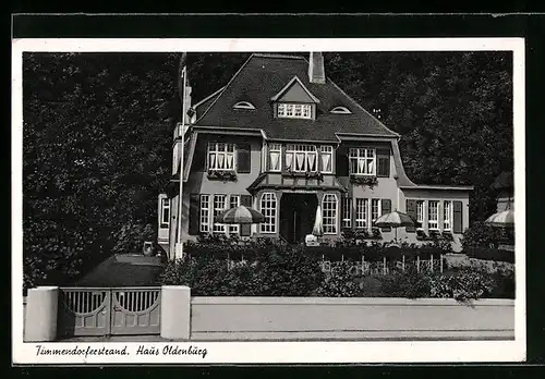 AK Timmendorfer Strand, Posterholungsheim Haus Oldenburg, Strandallee 36