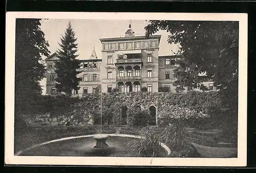 AK Esslingen a. N., Sanatorium Kennenburg, Hauptgebäude
