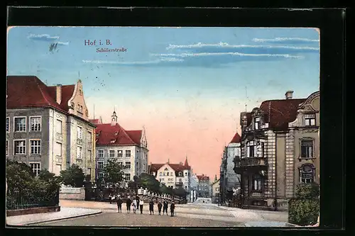 AK Hof i. B., Schillerstrasse