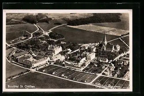 AK St. Ottilien, Erzabtei vom Flugzeug aus gesehen