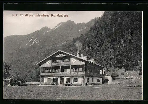 AK Brandenberg / Todtnau, K. k. Forsthaus Kaiserhaus