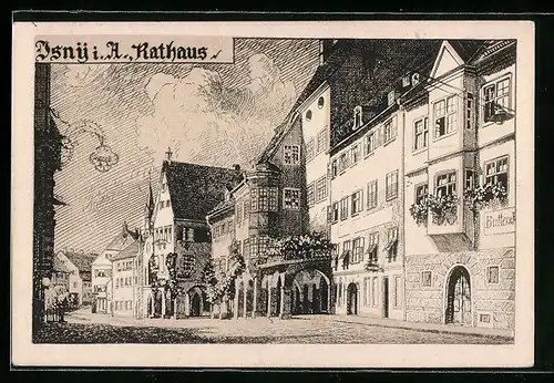 AK Isny i. A., Rathaus