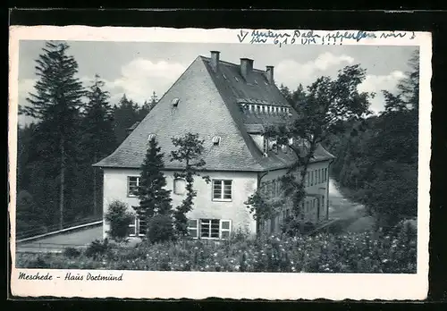 AK Meschede / Sauerland, Jugendherberge und Ferienheim Haus Dortmund