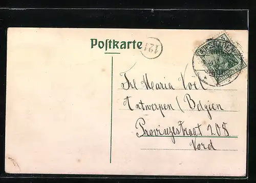 AK Wiesbaden, Wilhelmstrasse