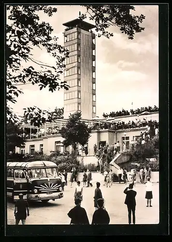 AK Berlin, Besucher am Müggelturm