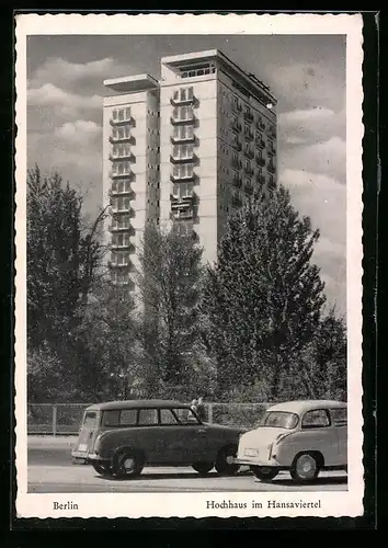 AK Berlin, Hochhaus im Hansaviertel