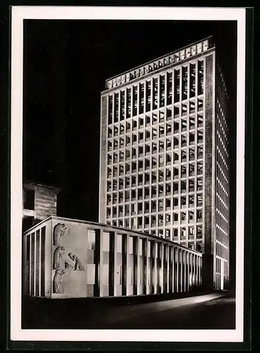 AK Köln, das Gerling-Hochhaus am Geronshof