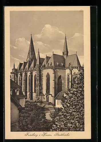 AK Friedberg i. H., Stadtkirche