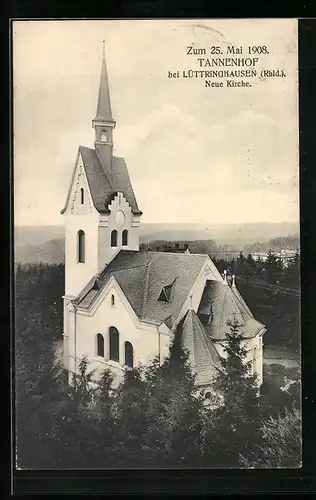 AK Lüttringhausen / Rhld., Tannenhof, Neue Kirche