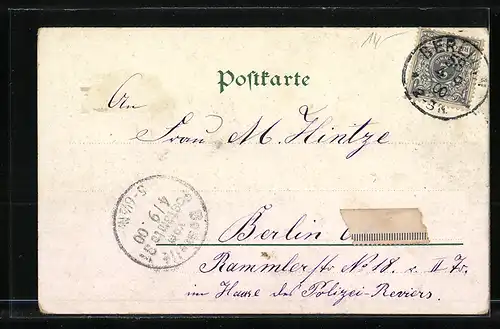 Künstler-AK Berlin, Jannowitzbrücke