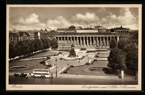 AK Berlin, Lustgarten und Altes Museum
