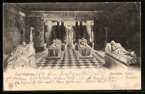 AK Berlin-Charlottenburg, Inneres vom Mausoleum