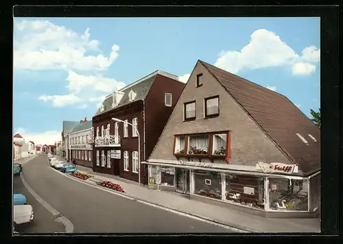 AK Garding /Eiderstedt, Häuser in der Osterstrasse