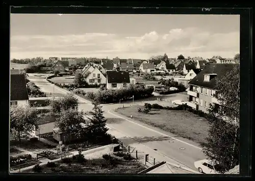 AK Ahrensbök, Blick über die Wohnhäuser im Ort
