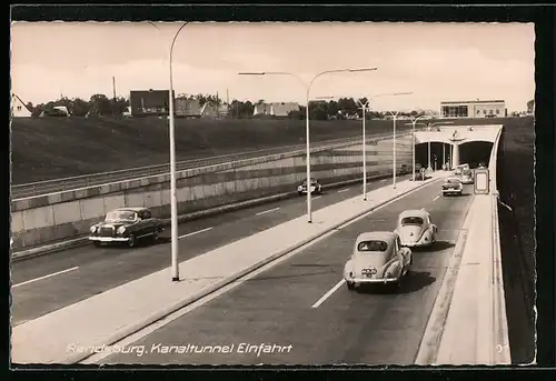 AK Rendsburg, Kanaltunnel-Einfahrt