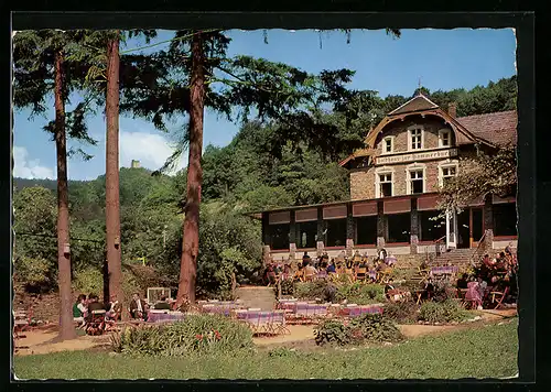 AK Kammerburg im Wispertal, vor dem Wald-Gasthof