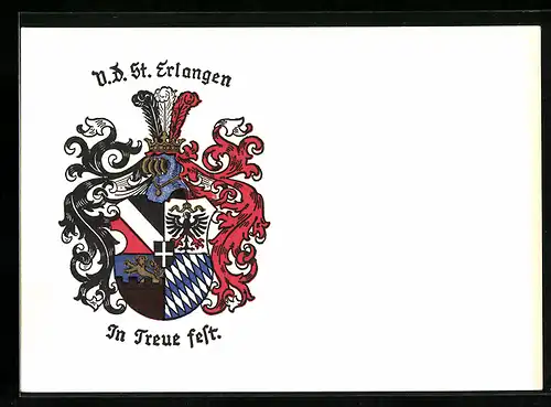 AK Erlangen, In Treue Fest, Studentenwappen