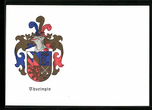 AK Berlin, Landsmannschaft Thuringia, Studentenwappen