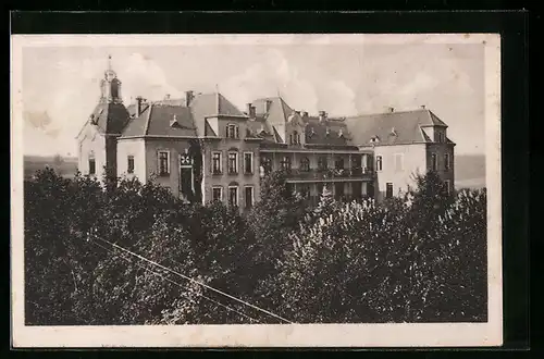 AK Heidenau, Johanniter-Krankenhaus aus der Vogelschau