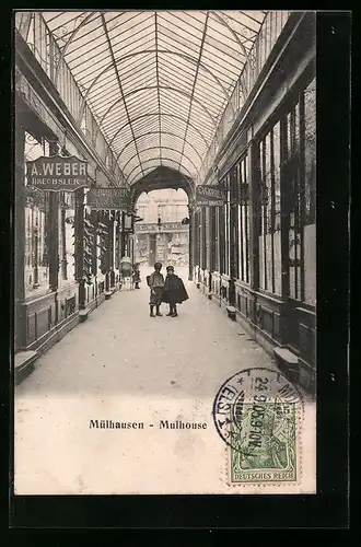 AK Mülhausen-Mulhouse, Einkaufspassage