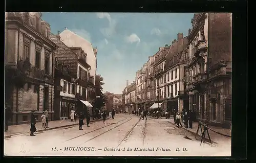 AK Mulhouse, Boulevard du Marèchal Pètain