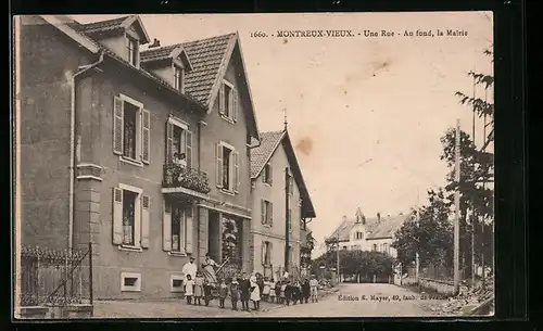 AK Montreux-Vieux, Une Rue