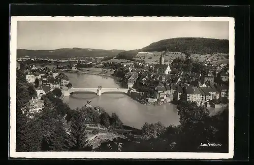 AK Laufenburg, Totalansicht aus der Vogelschau