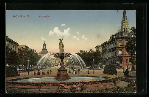 AK Bonn a. Rh., Kaiserplatz