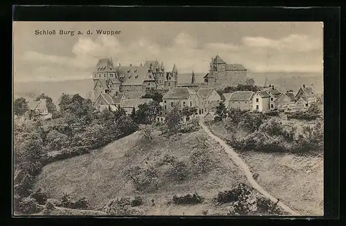 AK Solingen, Schloss Burg a. d. Wupper