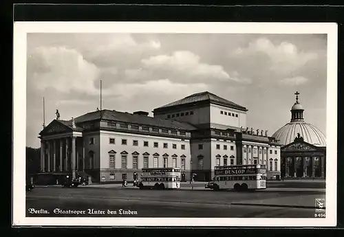 AK Berlin, Staatsoper Unter den Linden