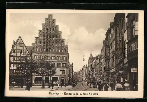 AK Hannover, Breitestrasse und Alte Canzlei