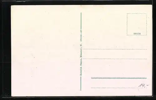 AK Münster i. W., Südseite der Stadt