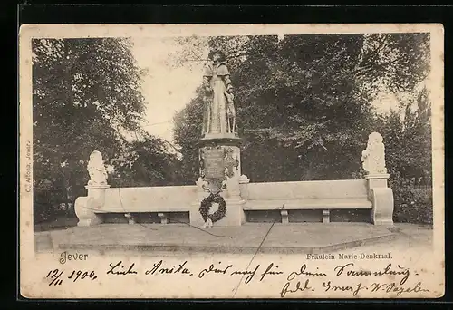 AK Jever, Fräulein Marie-Denkmal