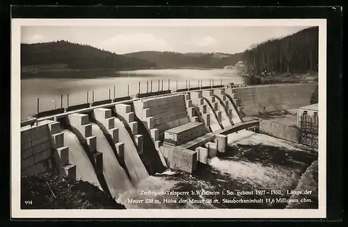 AK Waldheim i. Sa., Zschopau-Talsperre