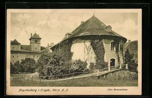AK Augustusburg i. Erzgeb., Altes Brunnenhaus