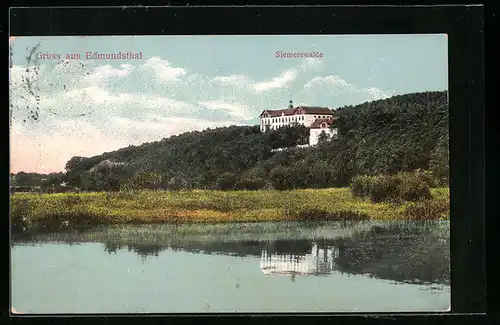 AK Edmundsthal, Blick zum Haus am Siemerswalde