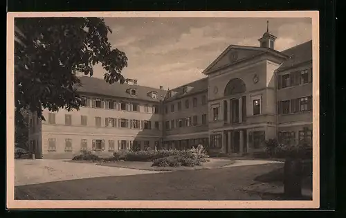 AK Bad Boll in Württemberg, vor dem Schloss