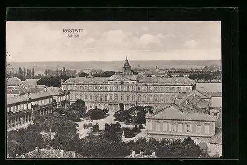 AK Rastatt, Blick auf das Schloss
