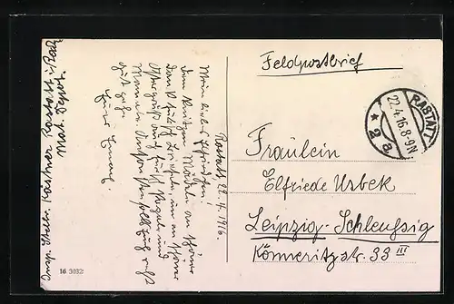 AK Rastatt, Blick auf das Schloss