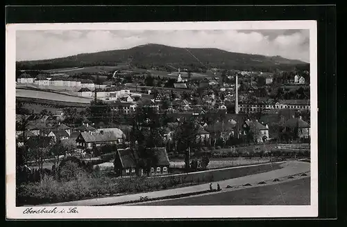 AK Ebersbach i. Sa., Generalansicht der Stadt