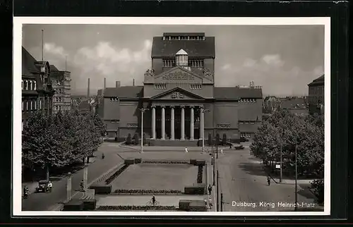 AK Duisburg, Blick auf den König Heinrich-Platz