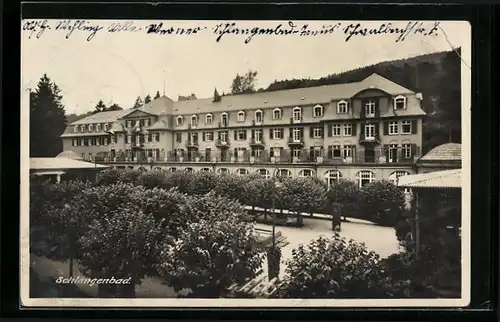 AK Schlangenbad, Blick auf das Kurhotel