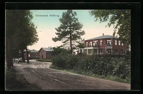 AK Ostseebad Haffkrug, Villen am Waldrand