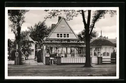 AK Ostseebad Haffkrug, Tante Almas Cafe und Imbiss Stube