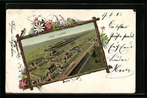 AK Lager Lechfeld, Blick auf das Truppenübungslager