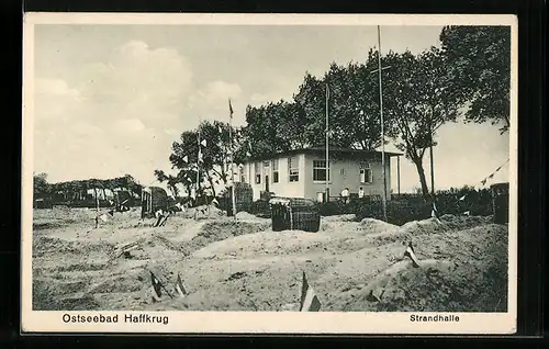 AK Ostseebad Haffkrug, an der Strandhalle